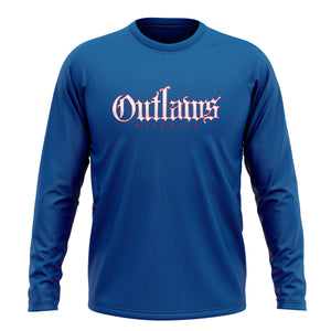 Outlaws Baseball Mens Full Sub Long Sleeve