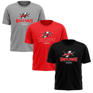 Outlaws Baseball Mens Full Sub Short Sleeve