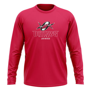 Outlaws Baseball Mens Full Sub Long Sleeve