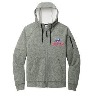 Outlaws Baseball Nike Therma-FIT Pocket Full-Zip Fleece Hoodie