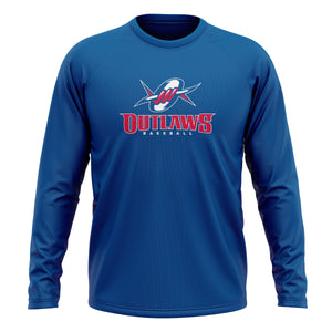 Outlaws Baseball Mens Full Sub Long Sleeve