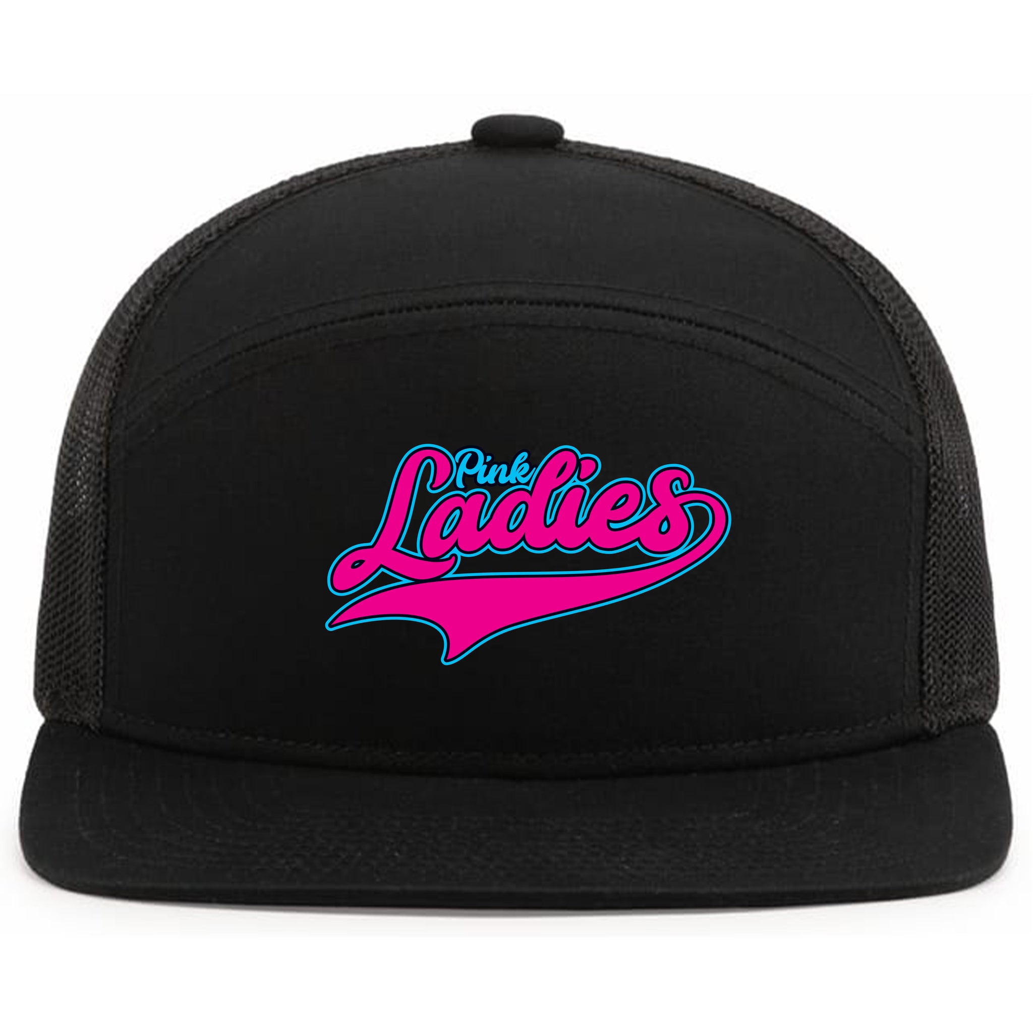 Pink Ladies Fastpitch Pacific Headwear 6-Panel Trucker Snapback Hat
