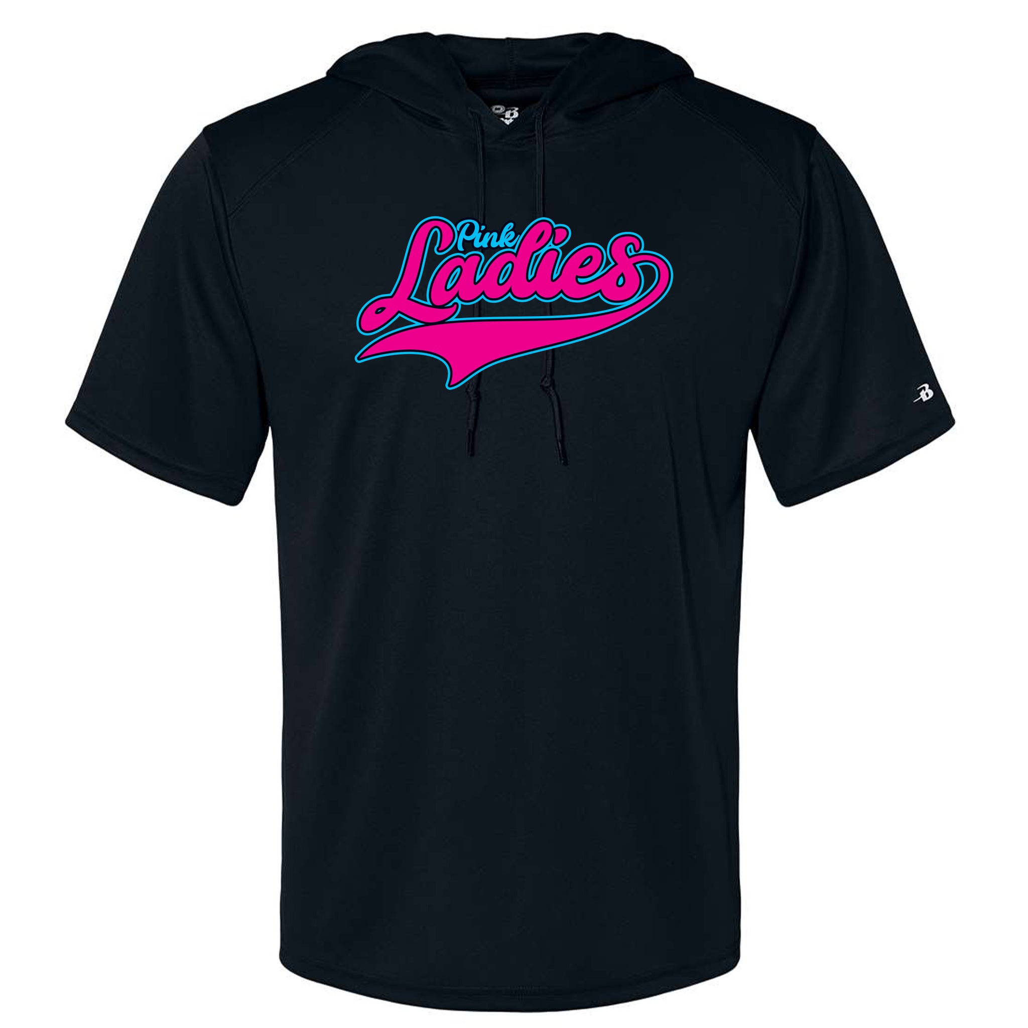 Pink Ladies Fastpitch Badger B-Core Hooded T-Shirt