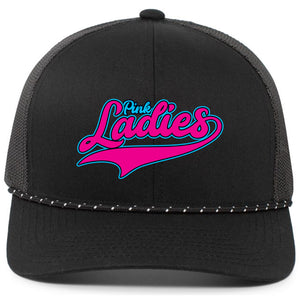 Pink Ladies Fastpitch Pacific Headwear Trucker Snapback Braid Cap