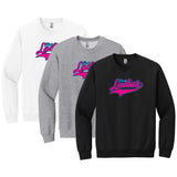 Pink Ladies Fastpitch Gildan® Heavy Blend™ Crewneck Sweatshirt