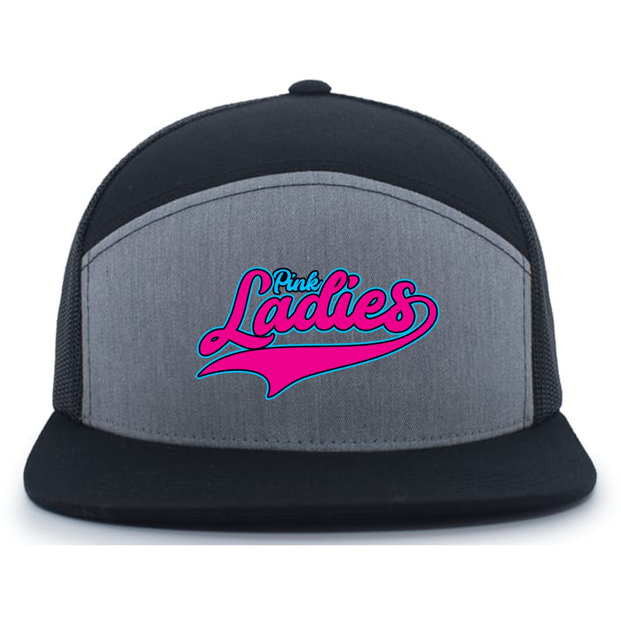Pink Ladies Fastpitch Pacific Headwear 6-Panel Trucker Snapback Hat