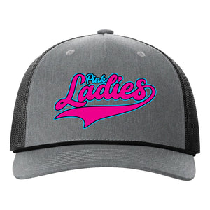 Pink Ladies Fastpitch Richardson 112FPR Five Panel Trucker with Rope Snapback