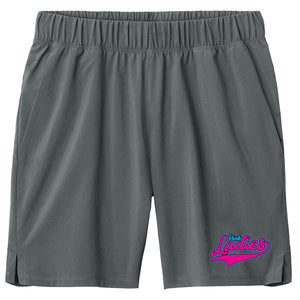 Pink Ladies Fastpitch Sport-Tek® Repeat 7" Short
