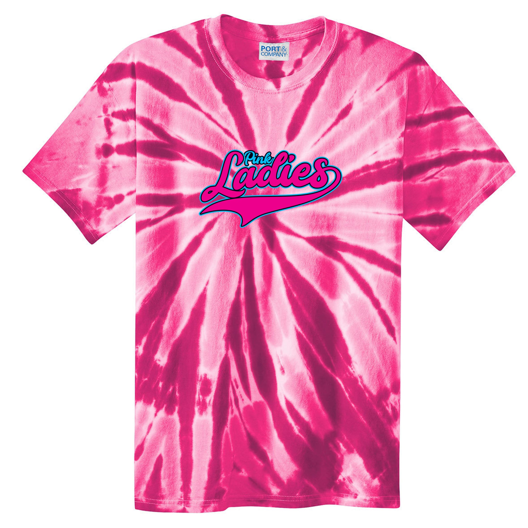 Pink Ladies Fastpitch Port & Company® Tie-Dye Tee