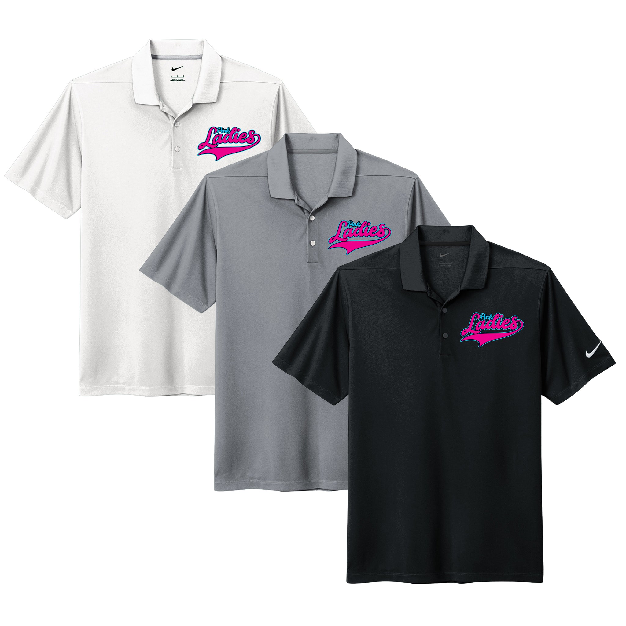 Pink Ladies Fastpitch Nike Dri-FIT Micro Pique 2.0 Pocket Polo