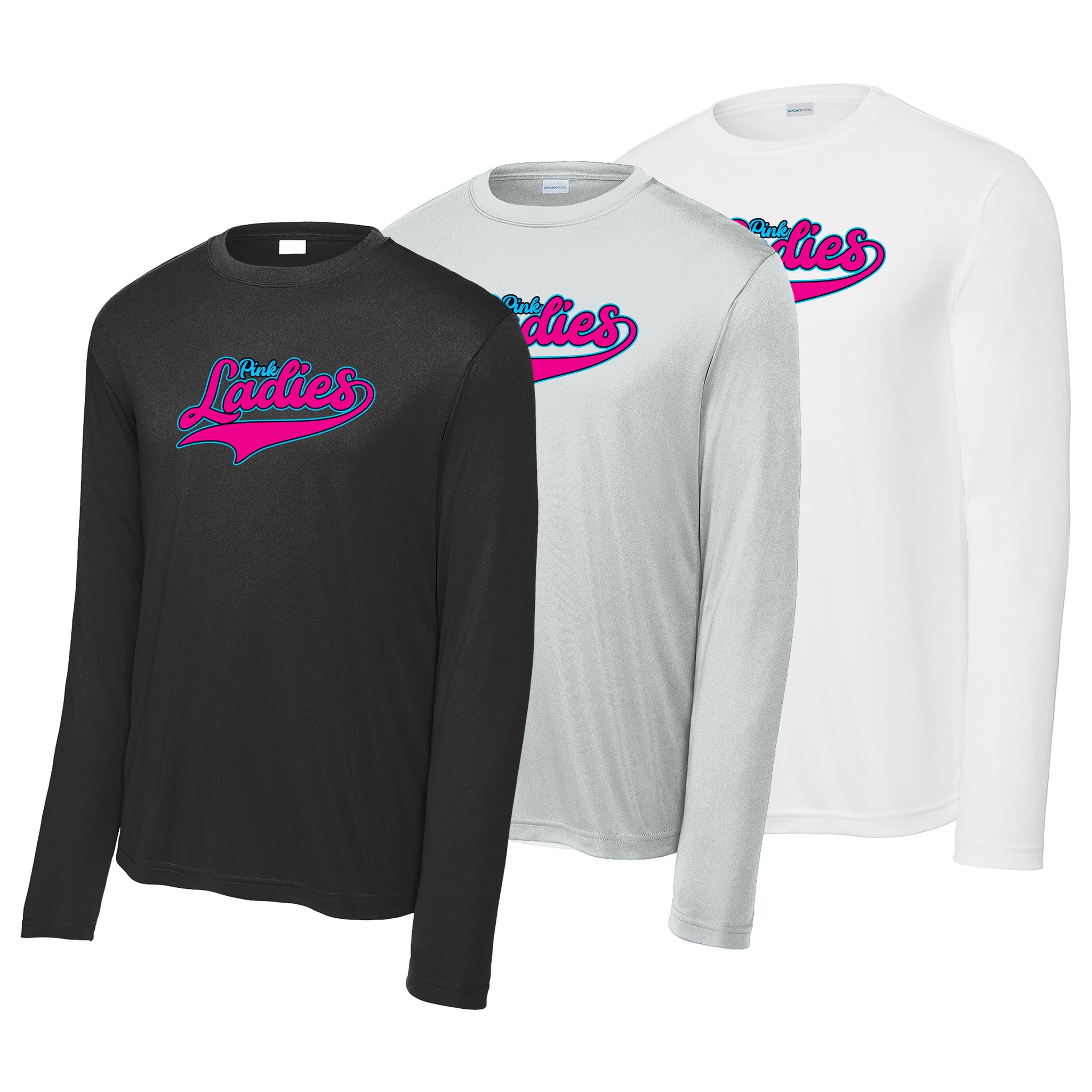 Pink Ladies Fastpitch Sport-Tek® Long Sleeve PosiCharge® Competitor™ Tee
