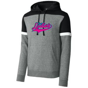 Pink Ladies Fastpitch Sport-Tek® Drive Fleece Colorblock Hoodie