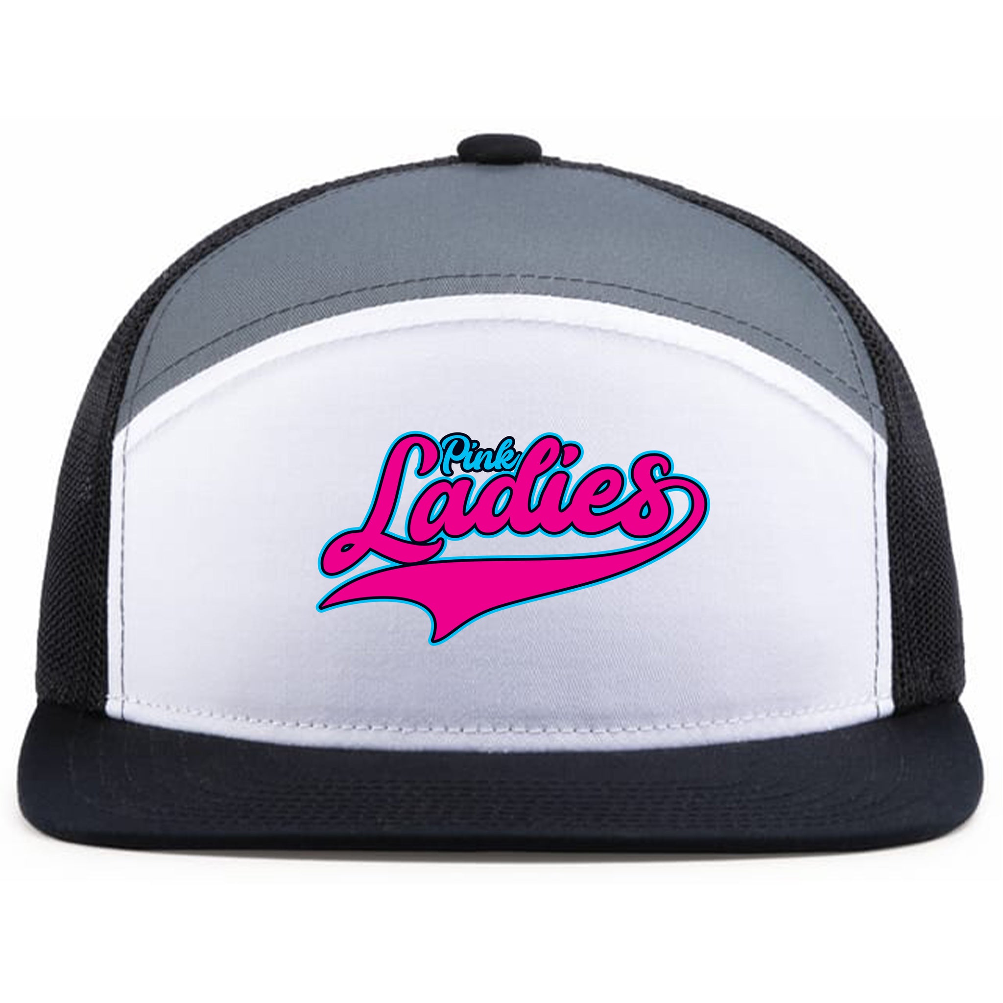 Pink Ladies Fastpitch Pacific Headwear 6-Panel Trucker Snapback Hat