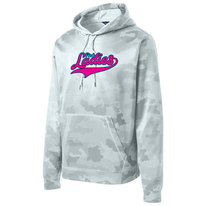 Pink Ladies Fastpitch Sport-Tek® Sport-Wick® CamoHex Fleece Hooded Pullover