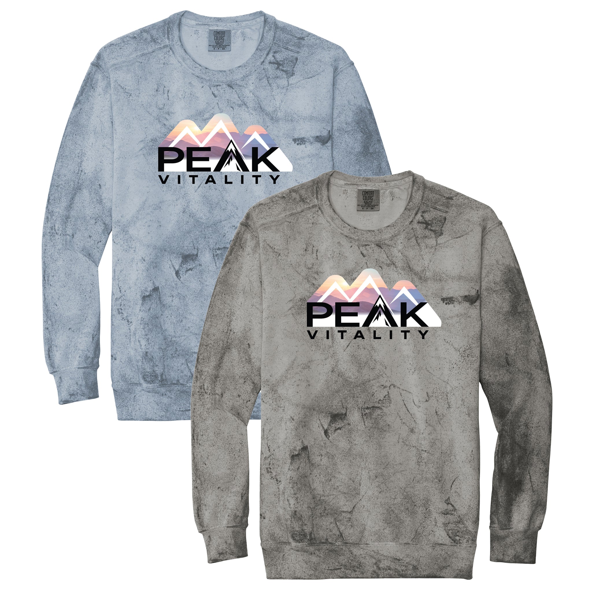 Peak Vitality Comfort Colors® Color Blast Crewneck Sweatshirt