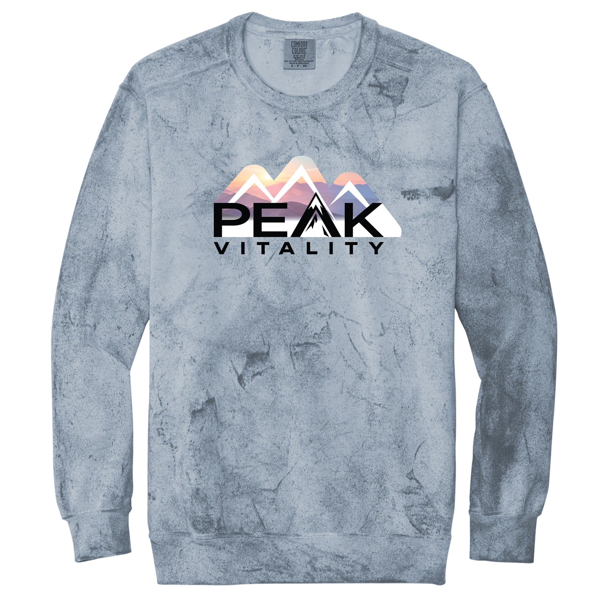 Peak Vitality Comfort Colors® Color Blast Crewneck Sweatshirt