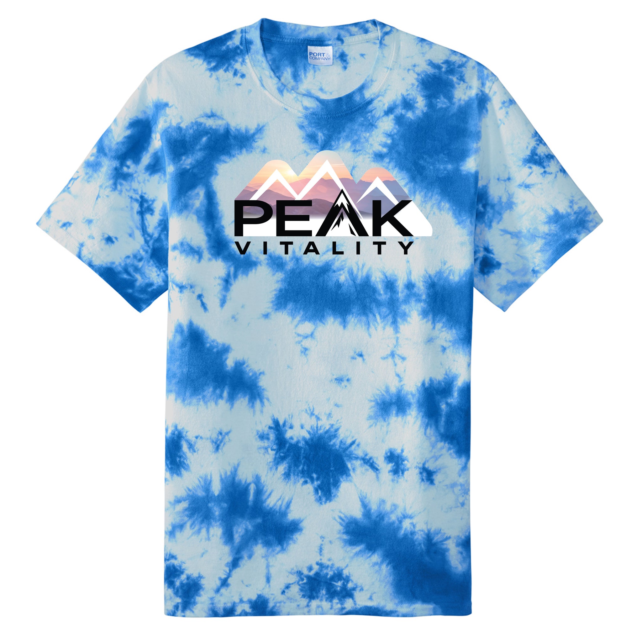 Peak Vitality Port & Company ® Crystal Tie-Dye Tee