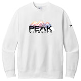 Peak Vitality Nike Club Fleece Sleeve Swoosh Crew