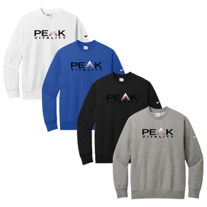 Peak Vitality Nike Club Fleece Sleeve Swoosh Crew