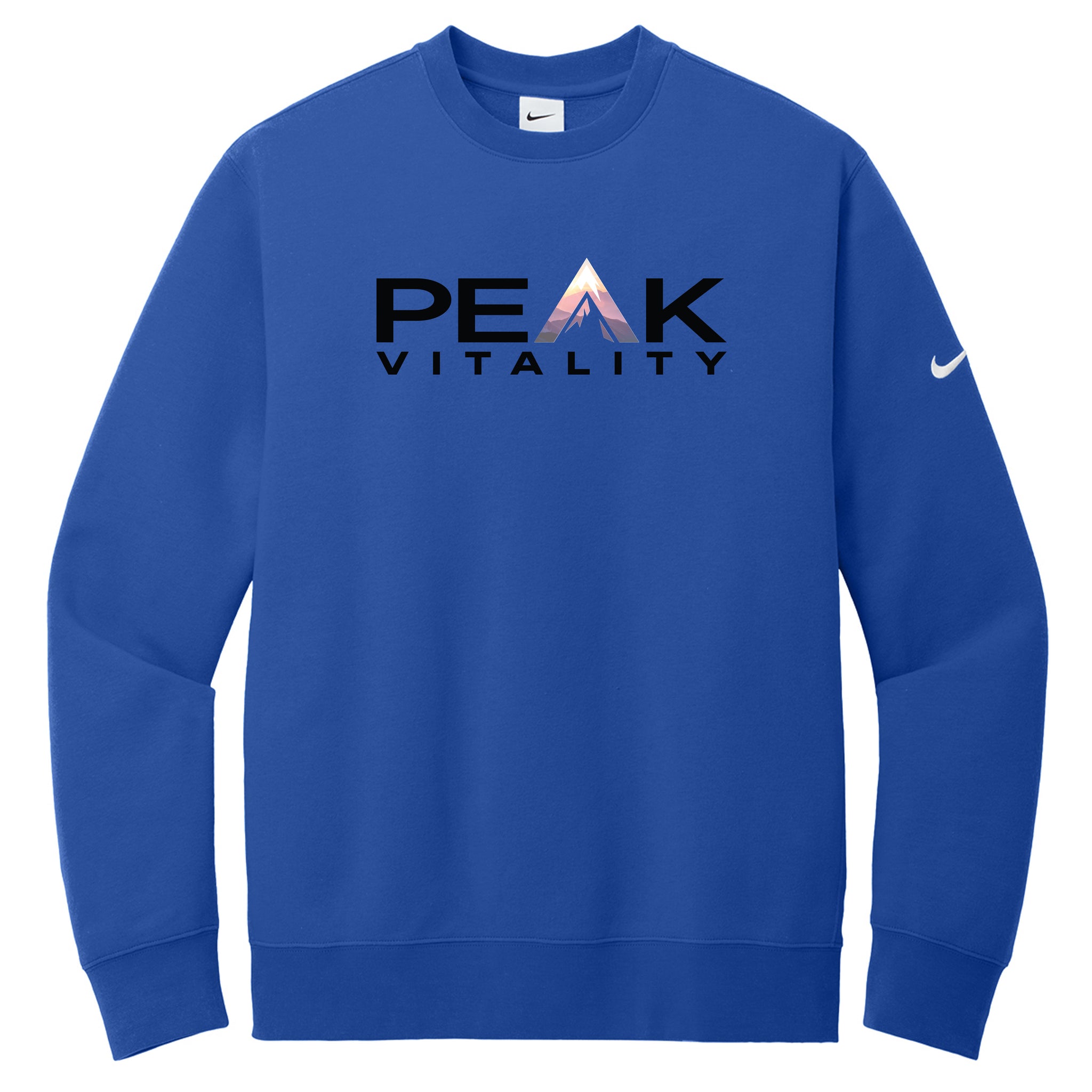 Peak Vitality Nike Club Fleece Sleeve Swoosh Crew