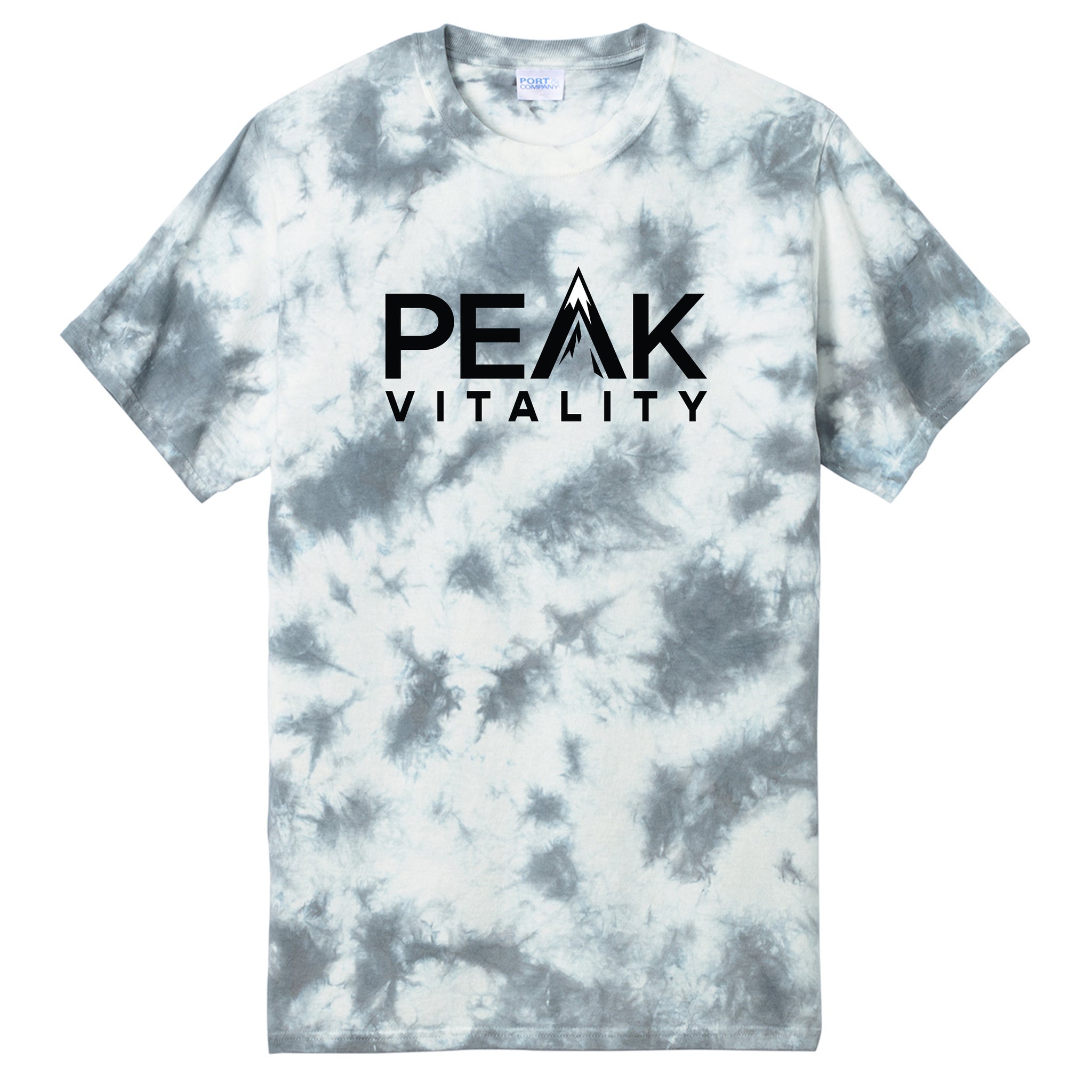 Peak Vitality Port & Company ® Crystal Tie-Dye Tee