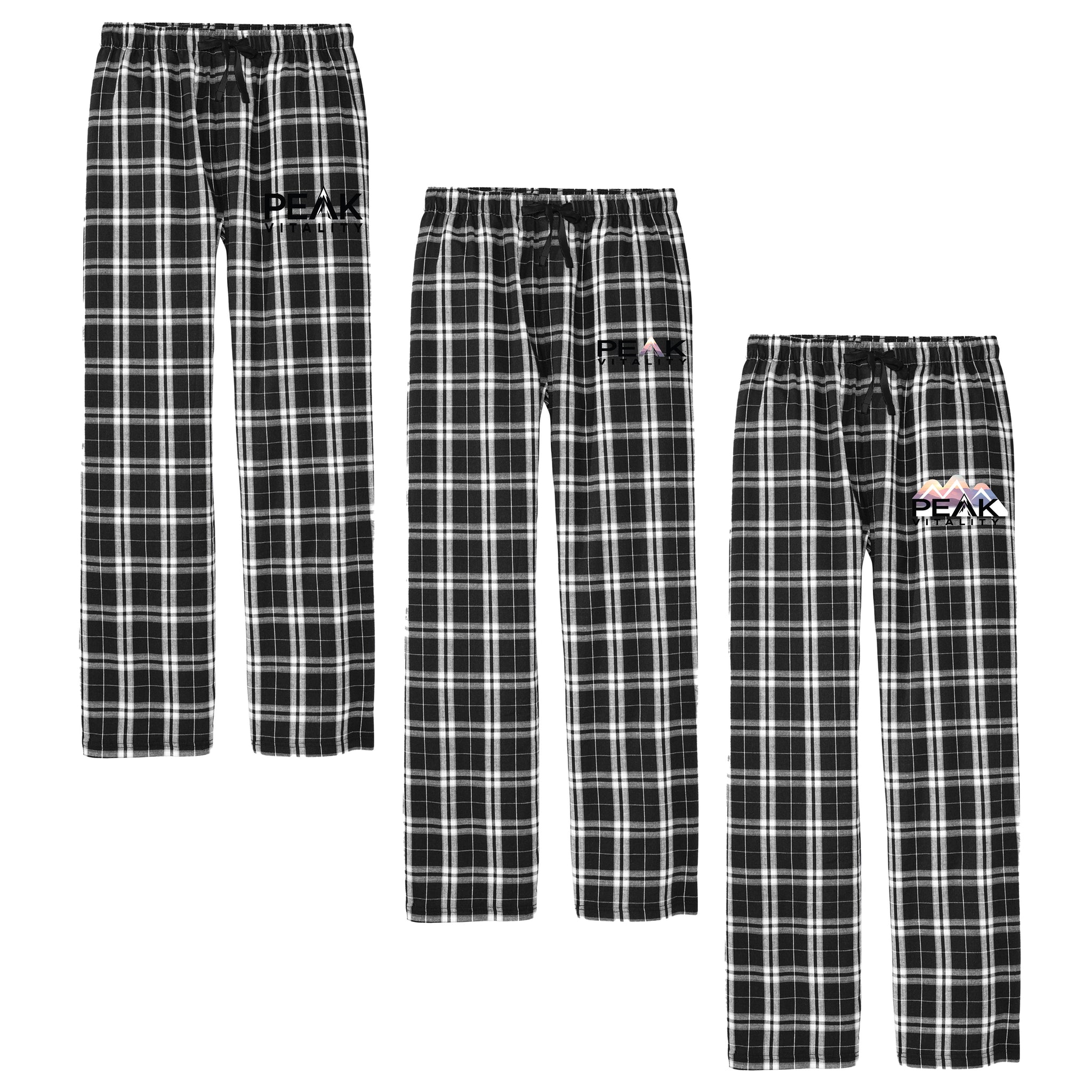 Peak Vitality Flannel Plaid Pant