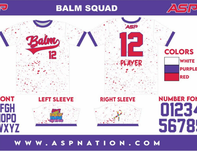 Balm Squad Mens/Boys Full Sublimation Short Sleeve