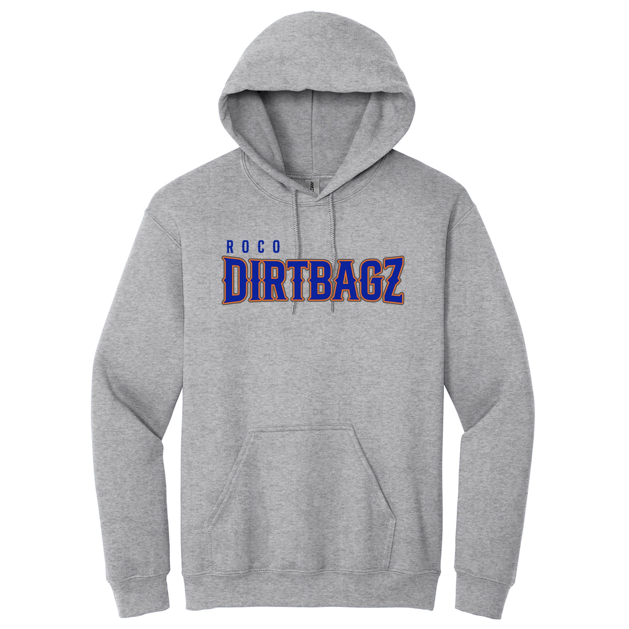 Roco Dirtbagz Baseball Gildan® Heavy Blend™ Hooded Sweatshirt