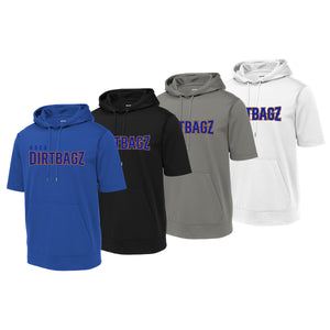 Roco Dirtbagz Baseball Sport-Tek ® Sport-Wick ® Fleece Short Sleeve Hooded Pullover