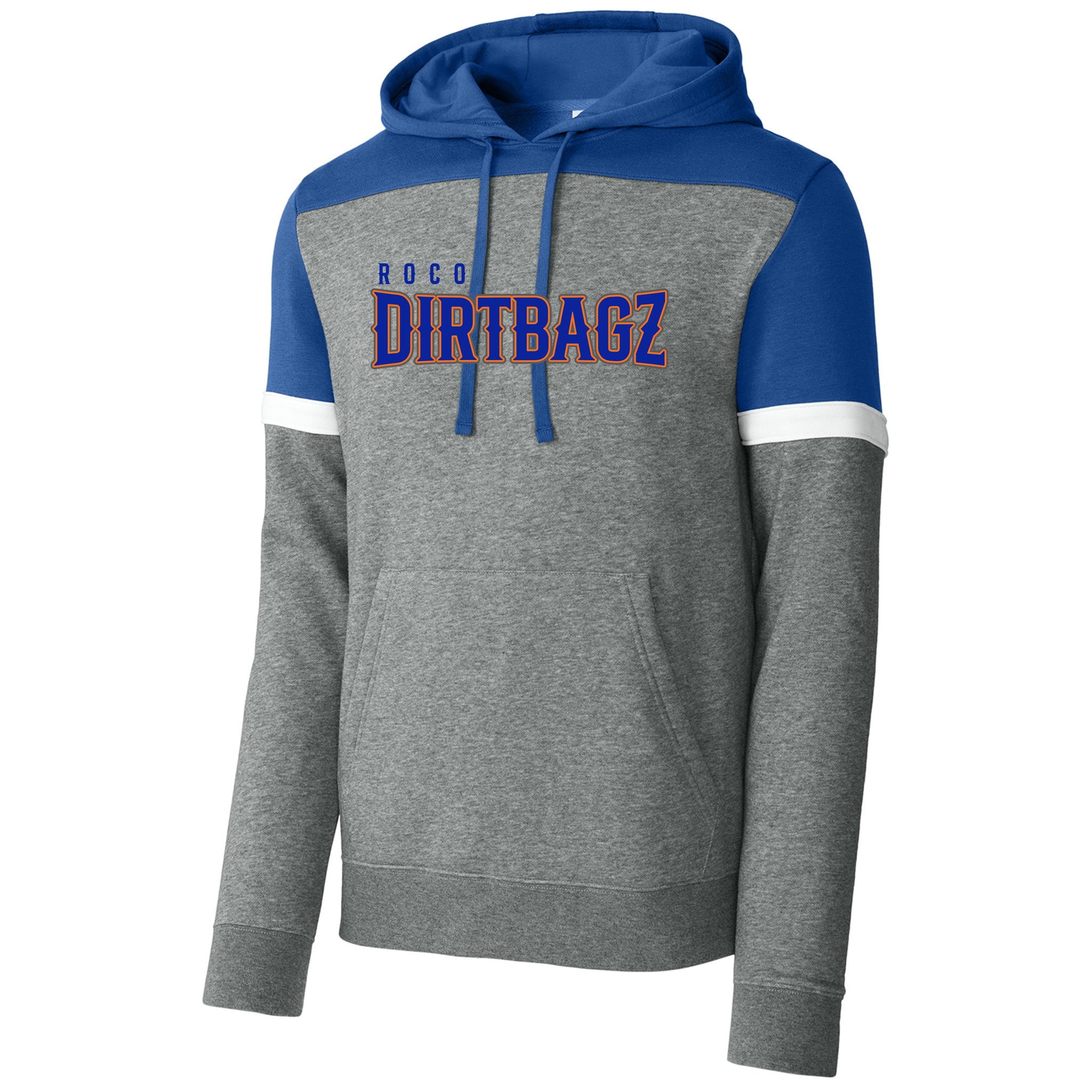 Roco Dirtbagz Baseball Sport-Tek® Drive Fleece Colorblock Hoodie