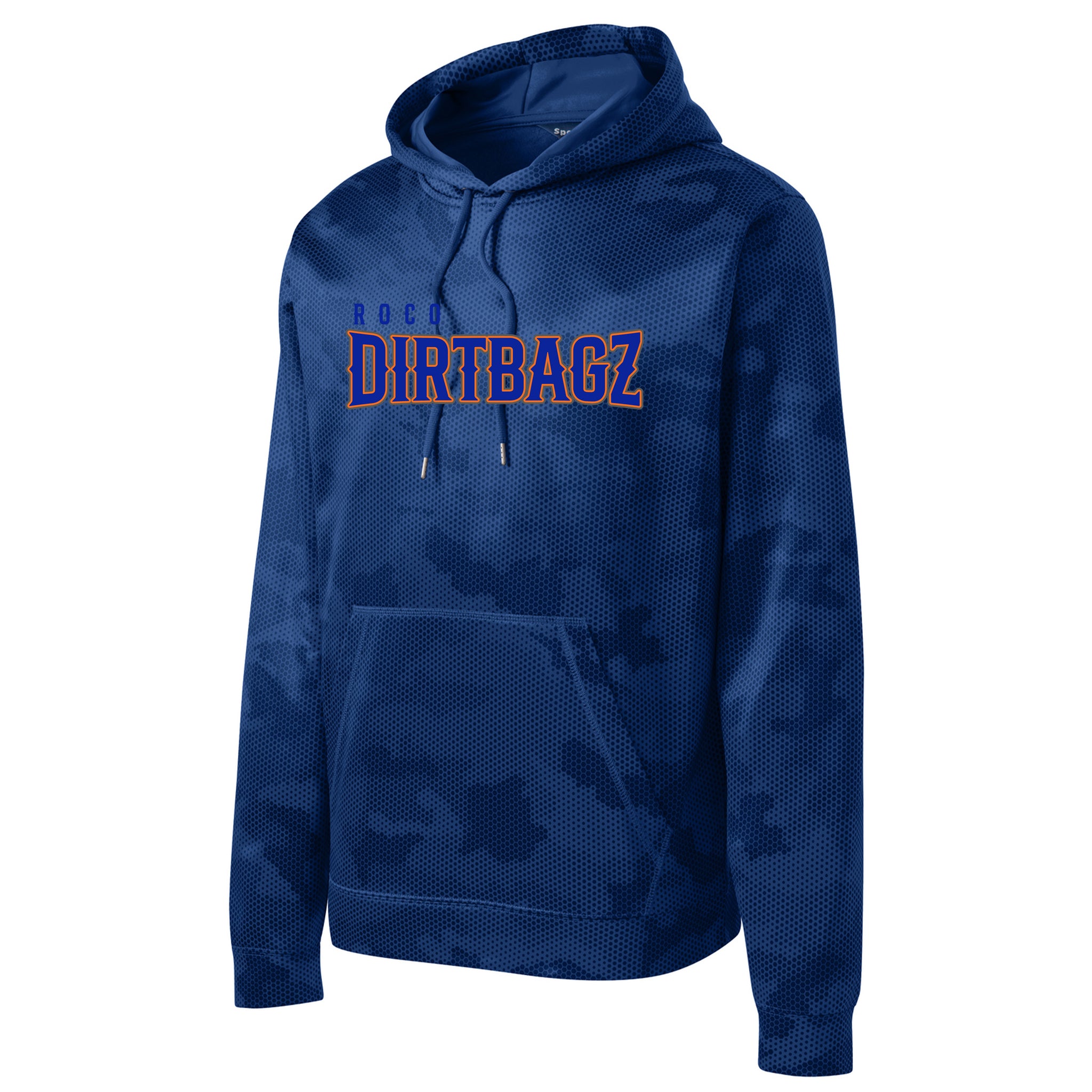 Roco Dirtbagz Baseball Sport-Tek® Sport-Wick® CamoHex Fleece Hooded Pullover