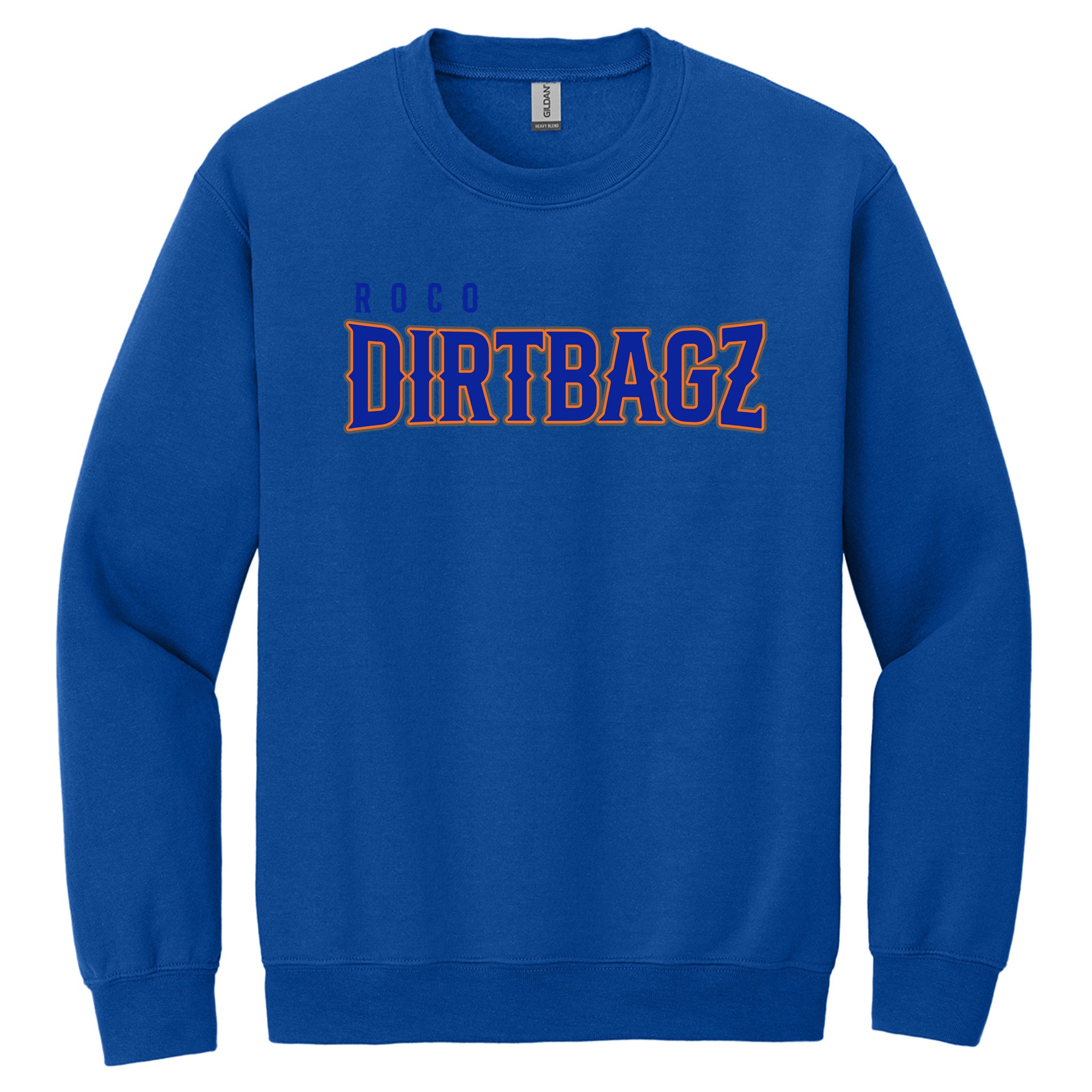 Roco Dirtbagz Baseball Gildan® Heavy Blend™ Crewneck Sweatshirt