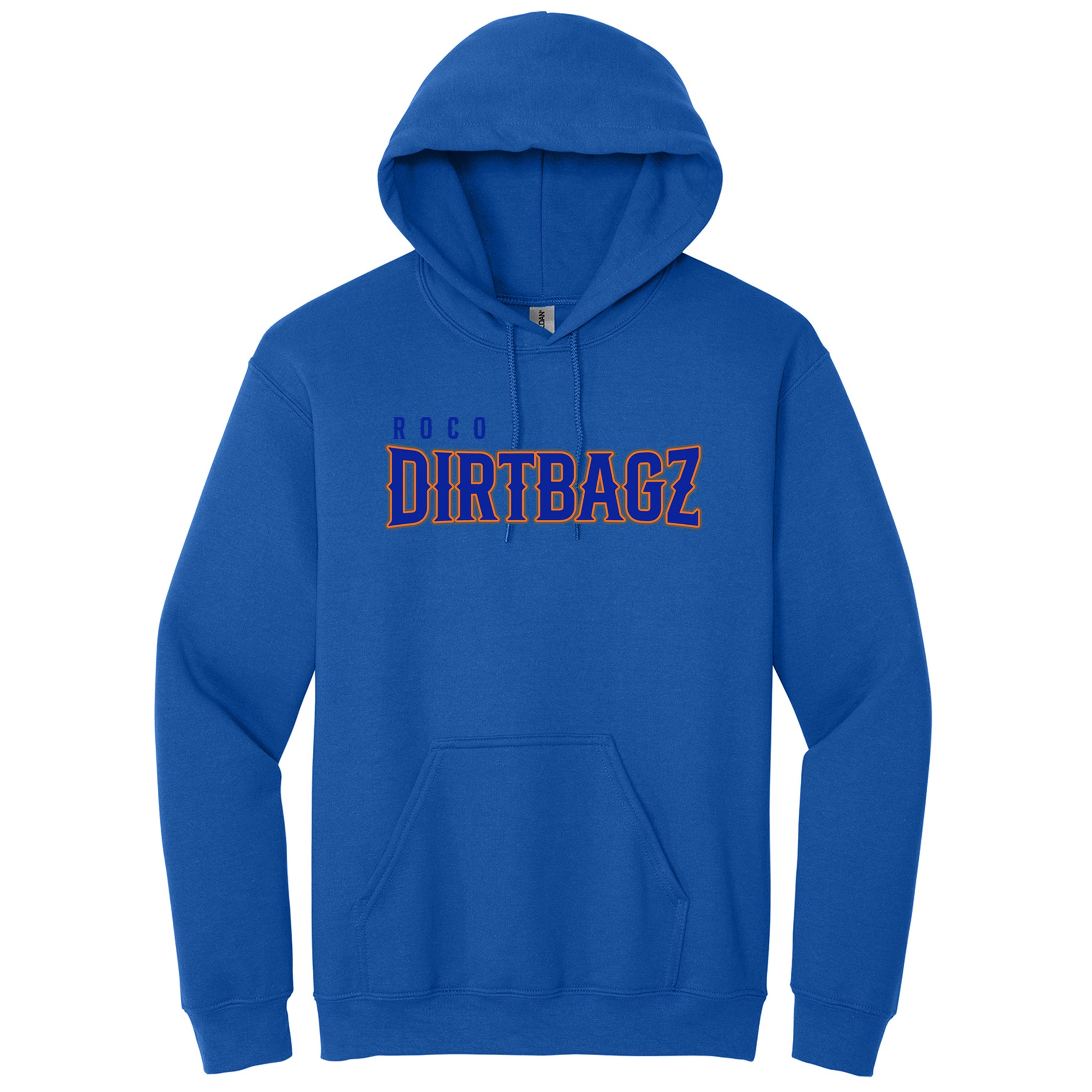 Roco Dirtbagz Baseball Gildan® Heavy Blend™ Hooded Sweatshirt