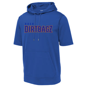 Roco Dirtbagz Baseball Sport-Tek ® Sport-Wick ® Fleece Short Sleeve Hooded Pullover