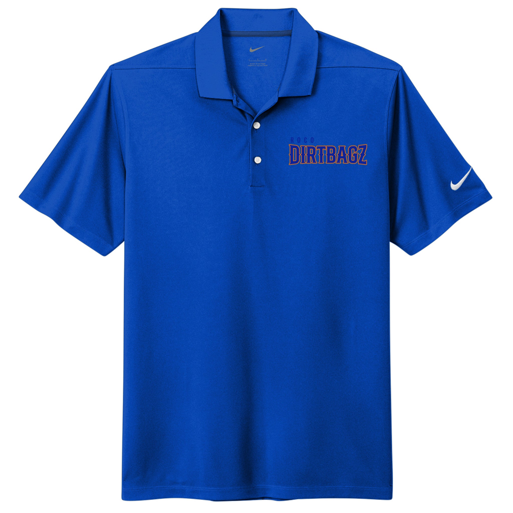 Roco Dirtbagz Baseball Nike Dri-FIT Micro Pique 2.0 Pocket Polo