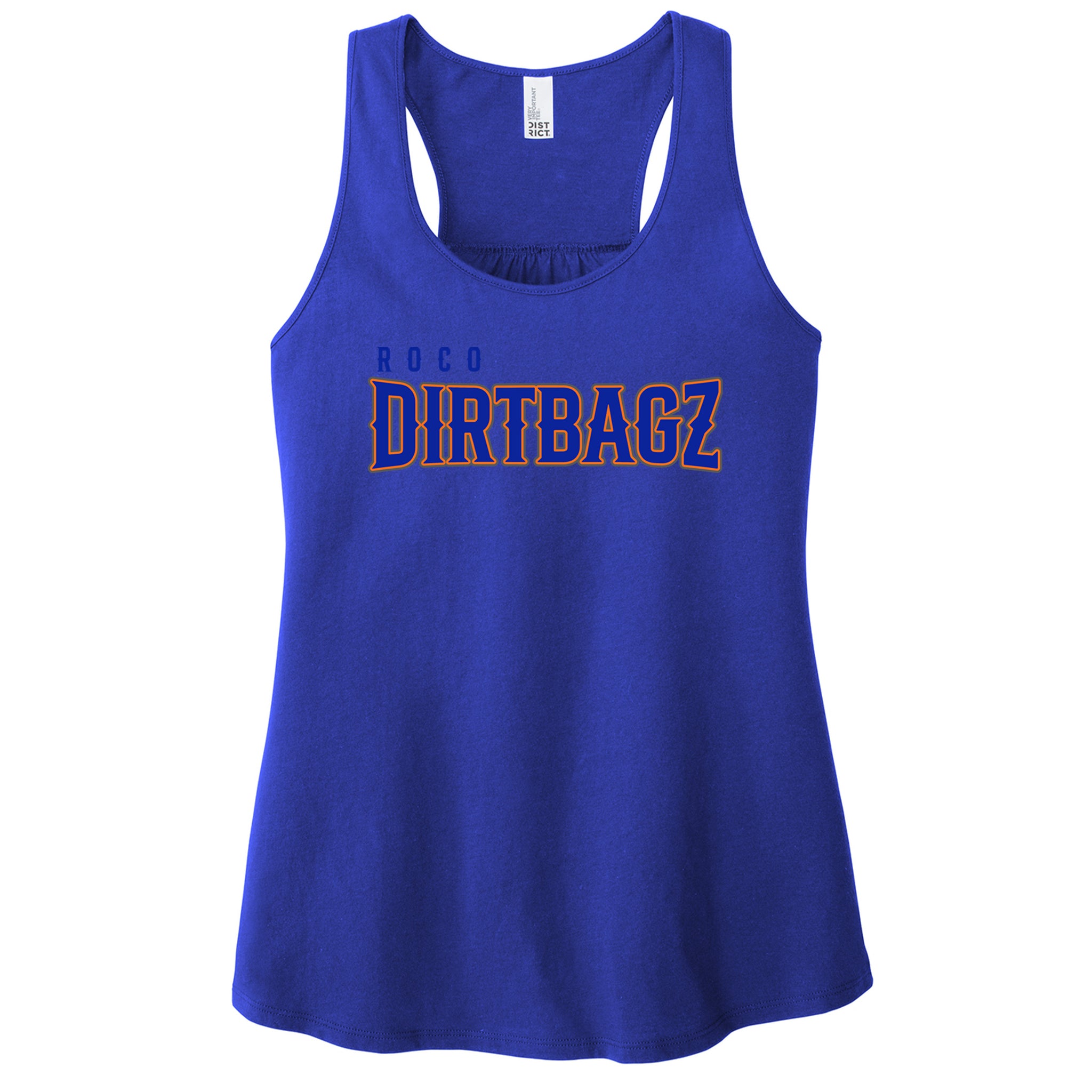 Roco Dirtbagz Baseball District Women’s V.I.T. ™ Racerback Tank