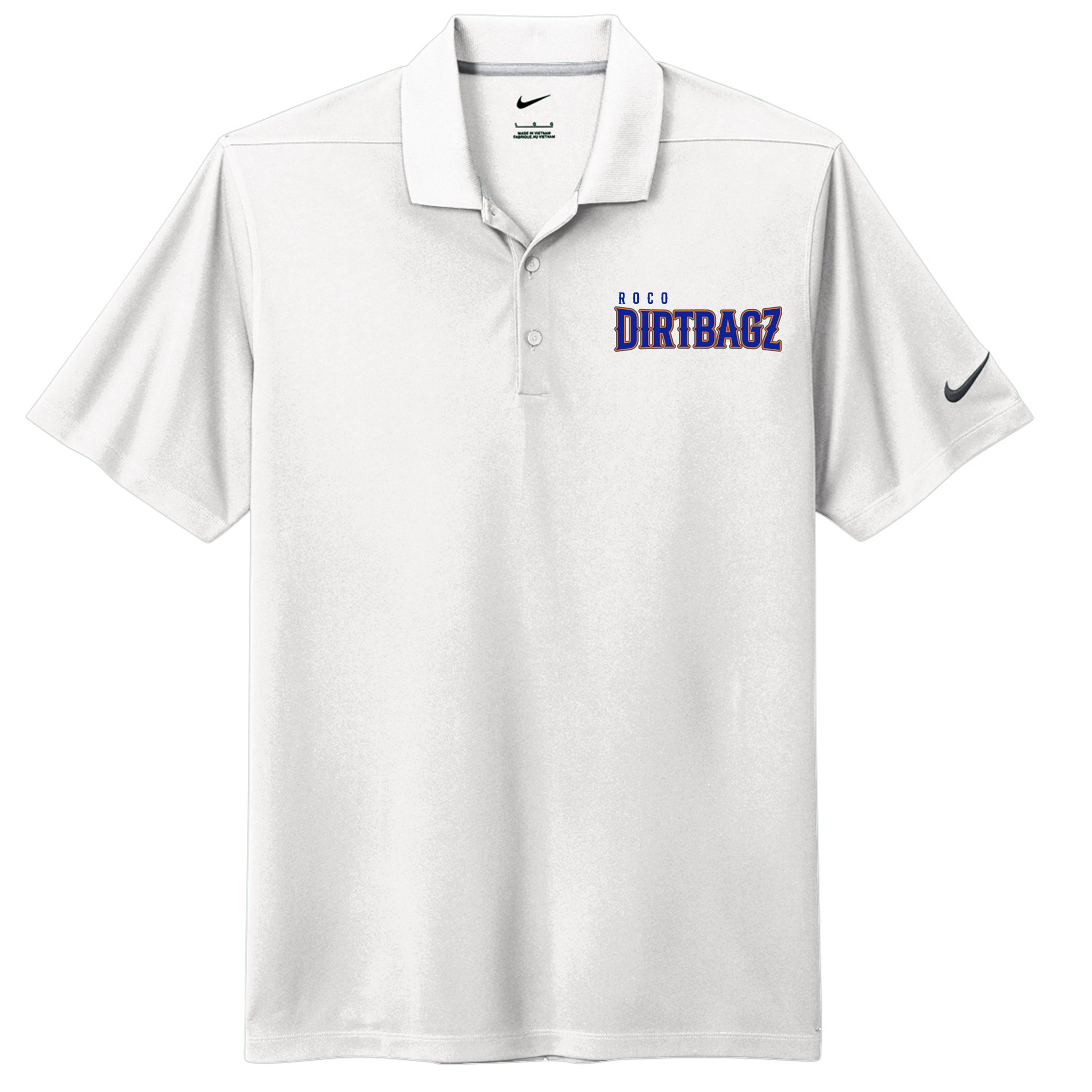 Roco Dirtbagz Baseball Nike Dri-FIT Micro Pique 2.0 Pocket Polo