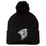 Roco Dirtbagz Baseball Sportsman 12" Pom-Pom Cuffed Beanie