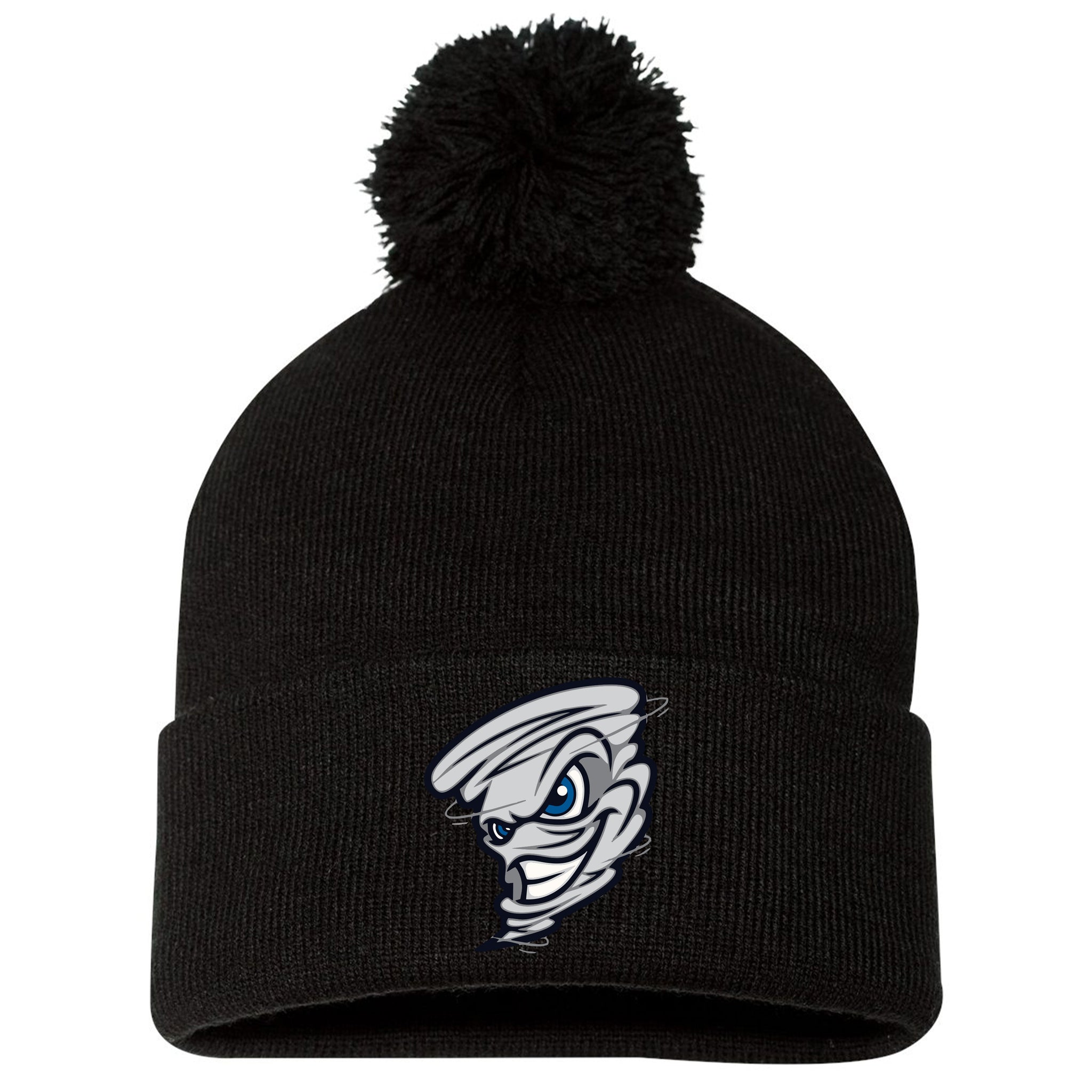 Roco Dirtbagz Baseball Sportsman 12" Pom-Pom Cuffed Beanie