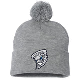 Roco Dirtbagz Baseball Sportsman 12" Pom-Pom Cuffed Beanie