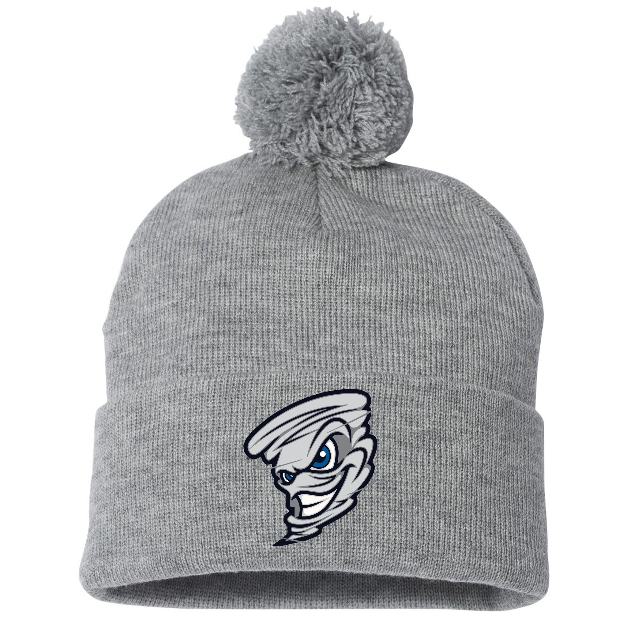 Roco Dirtbagz Baseball Sportsman 12" Pom-Pom Cuffed Beanie