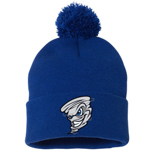 Roco Dirtbagz Baseball Sportsman 12" Pom-Pom Cuffed Beanie