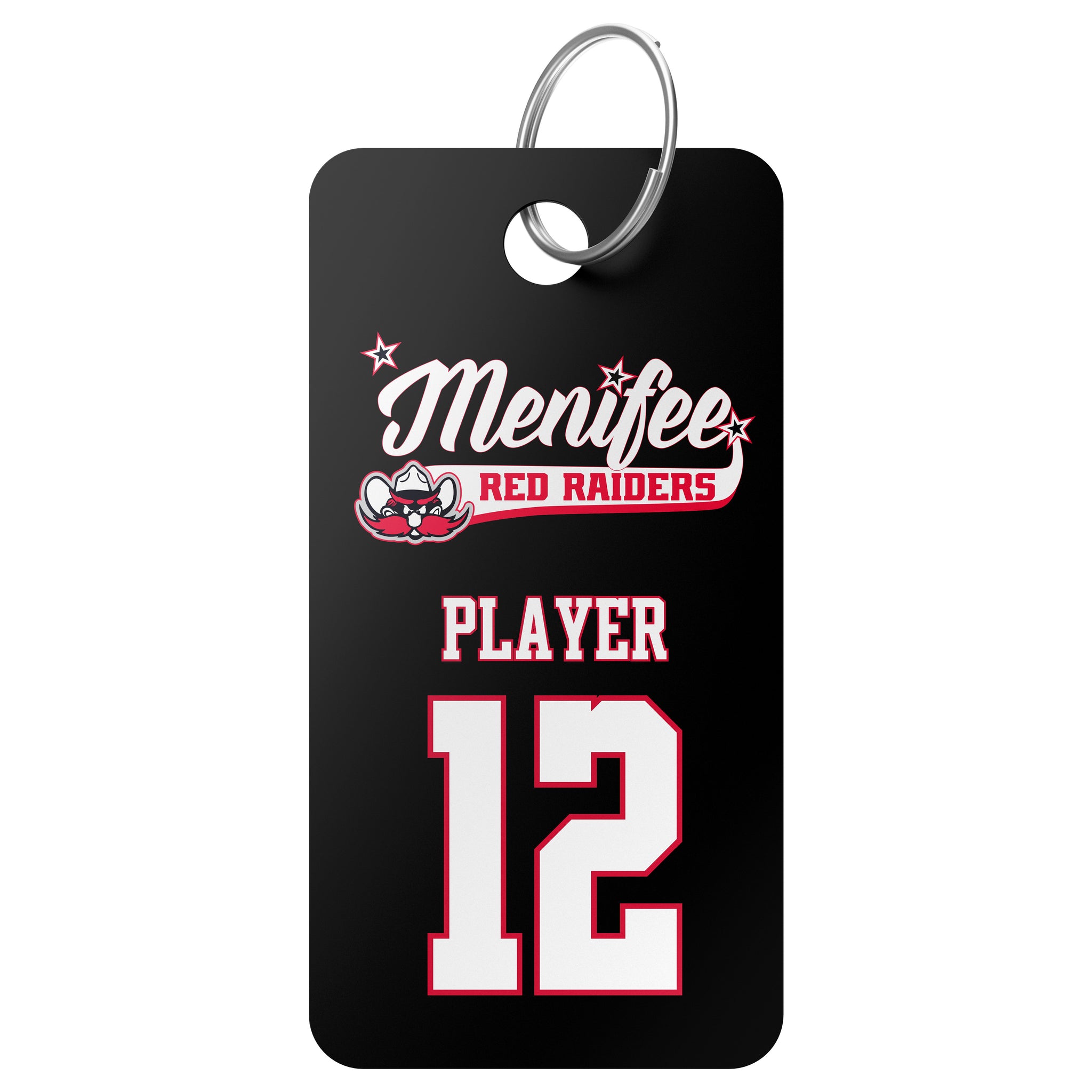 Menifee Red Raiders Fastpitch Bag Tag