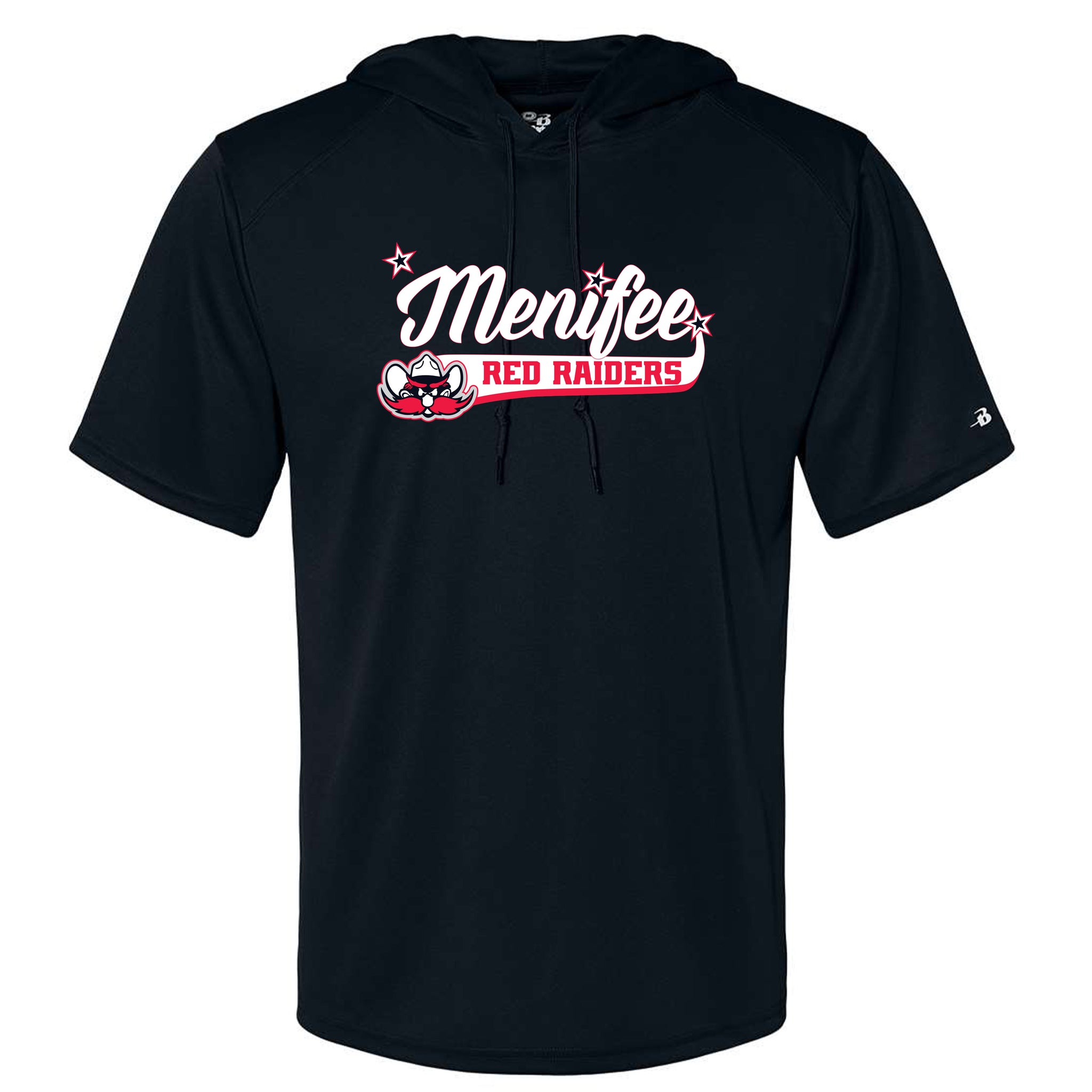 Menifee Red Raiders Fastpitch Badger B-Core Hooded T-Shirt