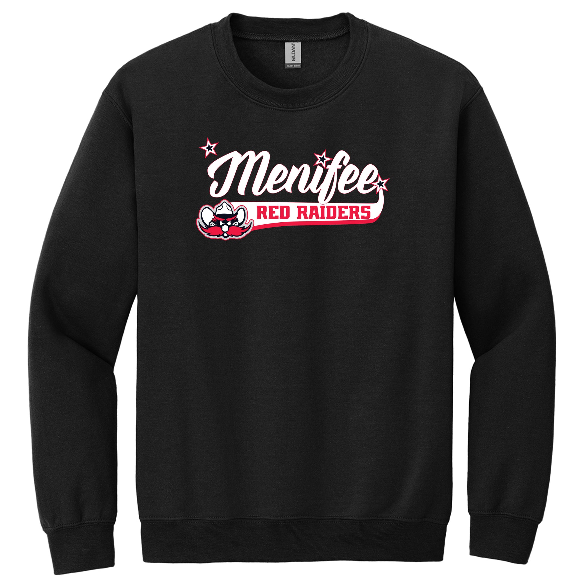 Menifee Red Raiders Fastpitch Gildan® Heavy Blend™ Crewneck Sweatshirt