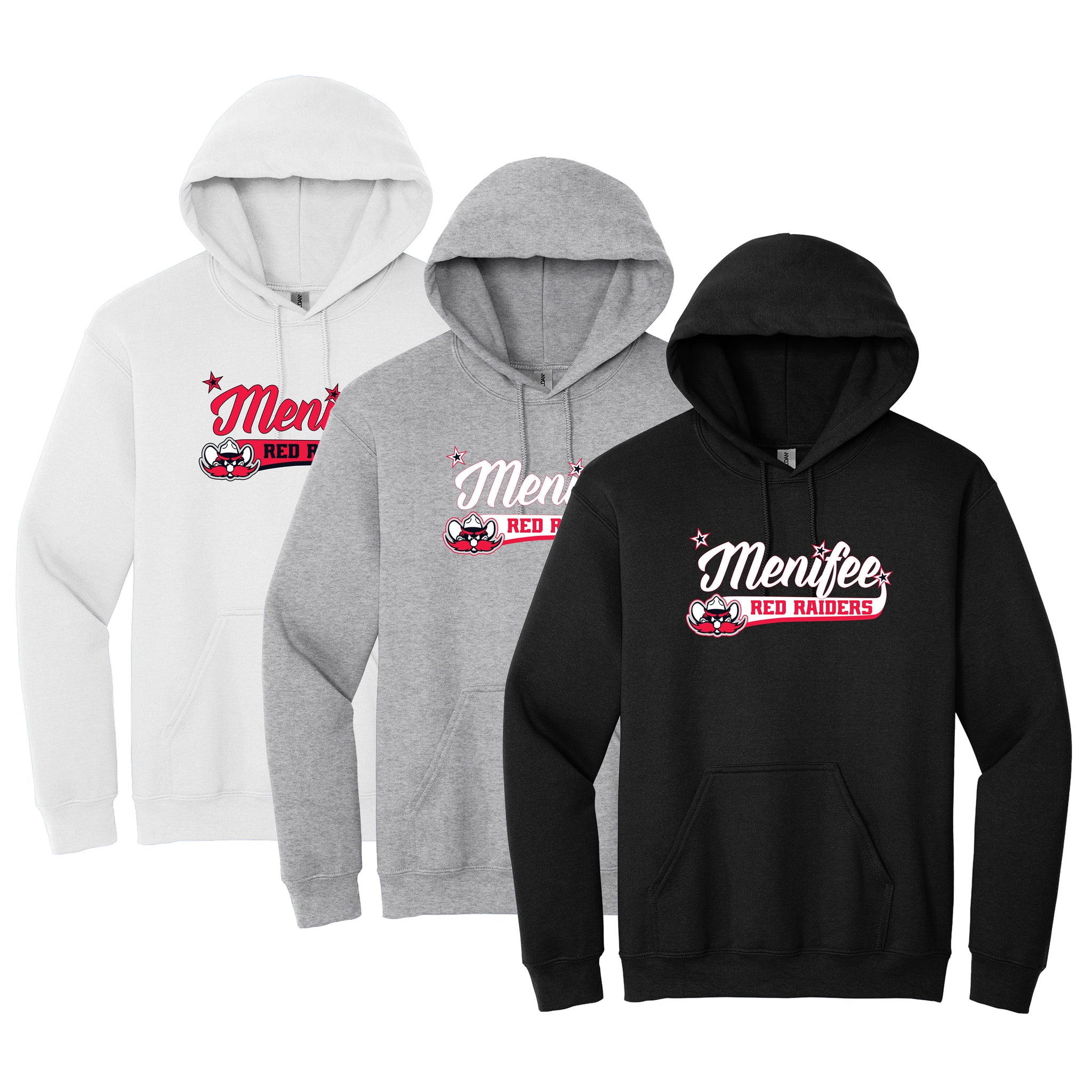 Menifee Red Raiders Fastpitch Gildan® Heavy Blend™ Hooded Sweatshirt
