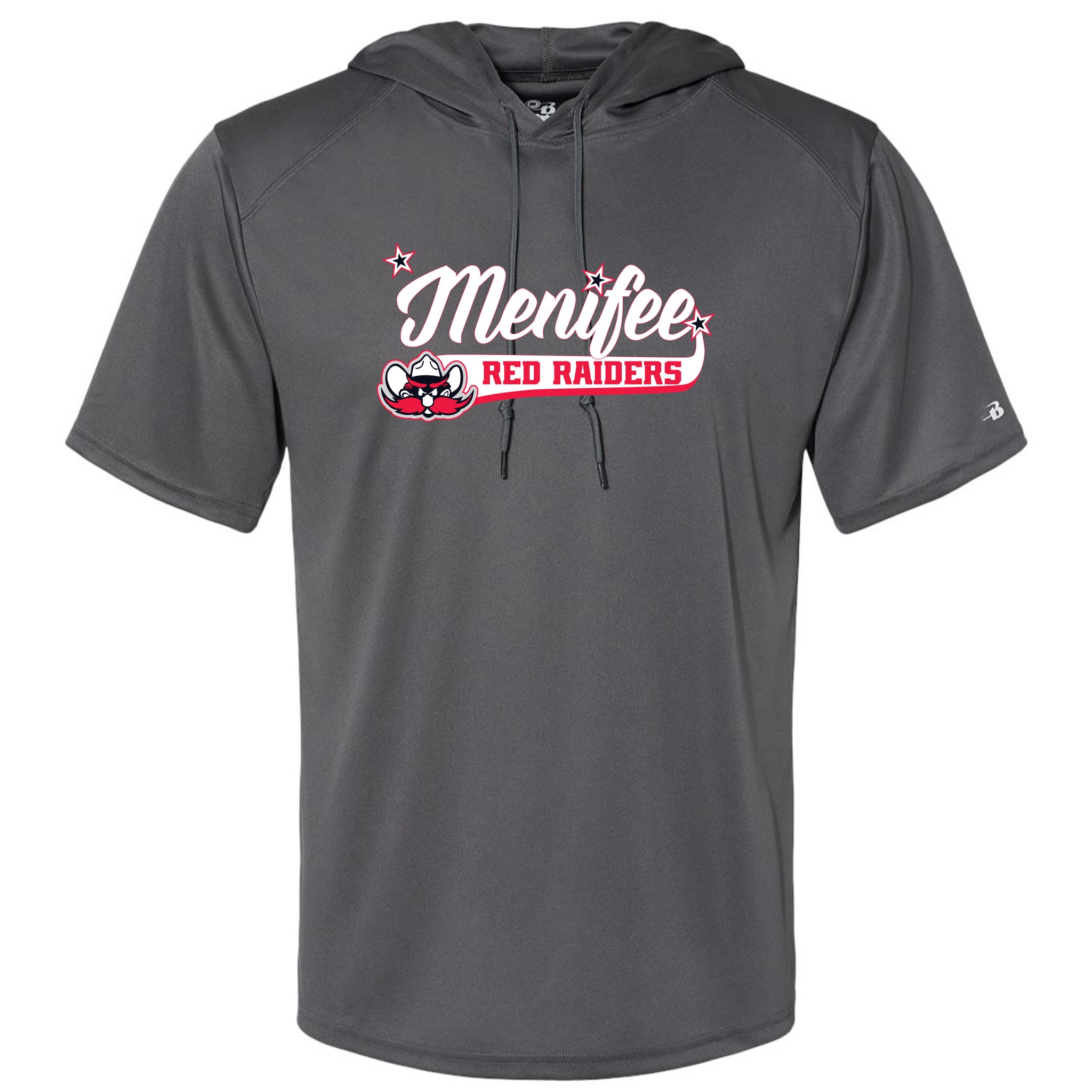 Menifee Red Raiders Fastpitch Badger B-Core Hooded T-Shirt