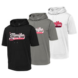 Menifee Red Raiders Fastpitch Sport-Tek ® Sport-Wick ® Fleece Short Sleeve Hooded Pullover