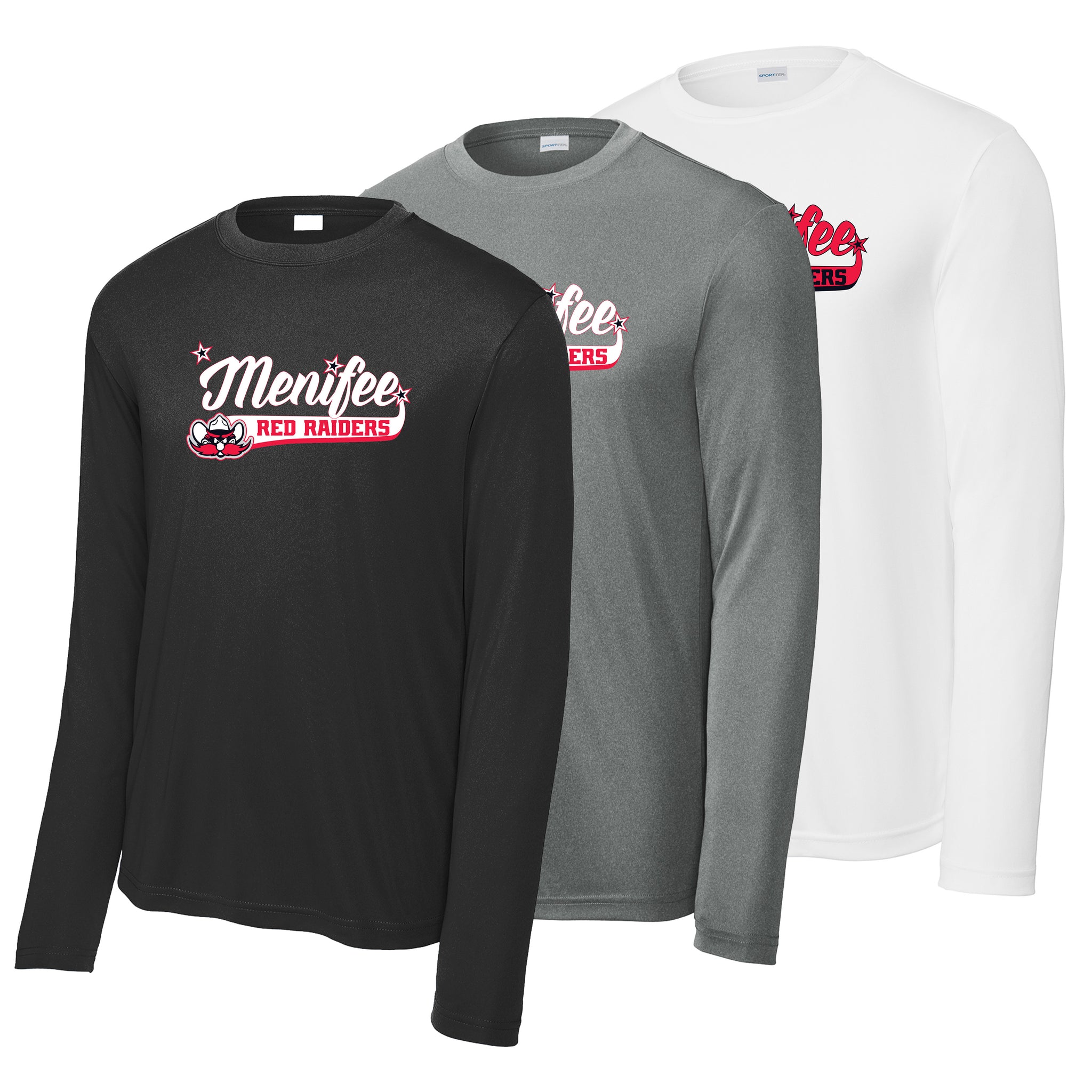 Menifee Red Raiders Fastpitch Sport-Tek® Long Sleeve PosiCharge® Competitor™ Tee