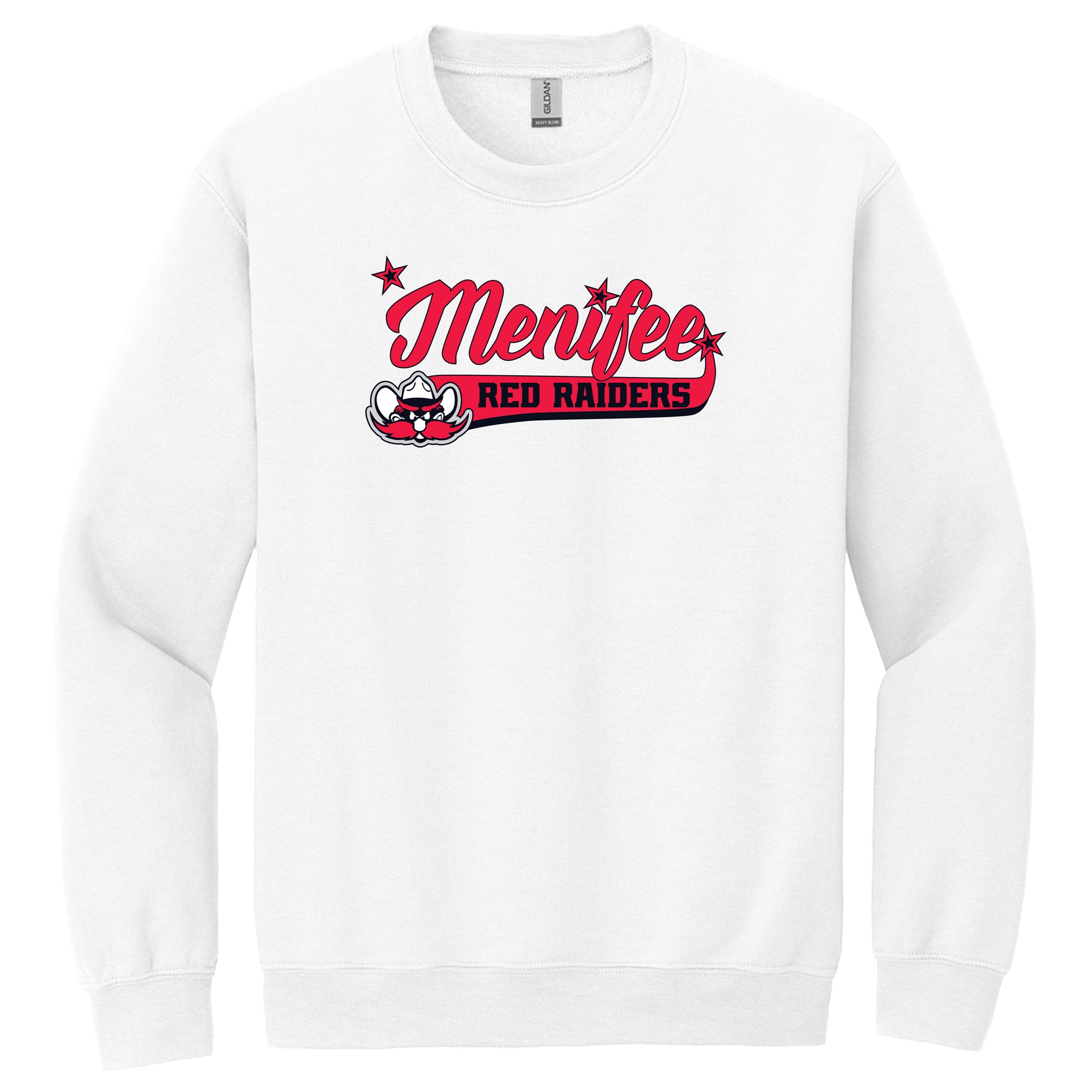 Menifee Red Raiders Fastpitch Gildan® Heavy Blend™ Crewneck Sweatshirt